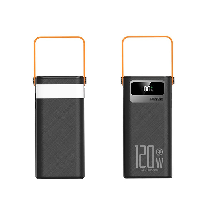 Portable power bank with 120W fast charging function and smart display Bowlift