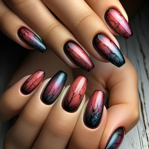 Artistic Gradient Nail Design Bowlift