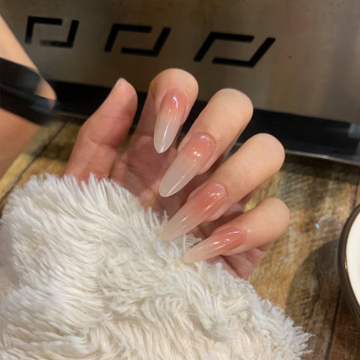 Elegant Sculpted Press-On Nails Bowlift