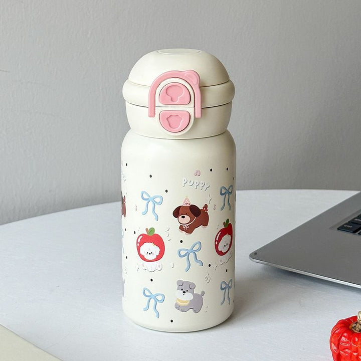 Women's Playful Children's Drinking Bottle with Animals Bowlift