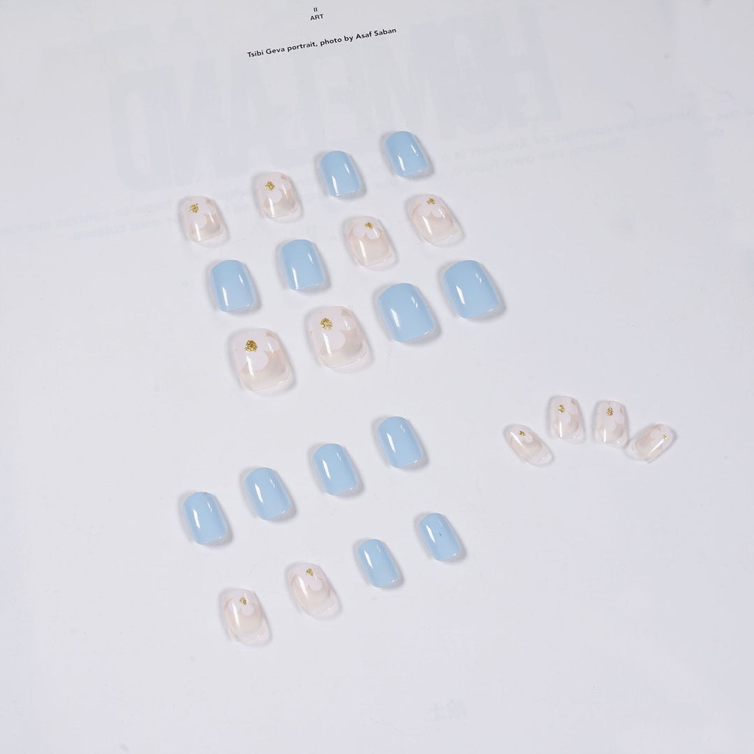 Artful Nail Art with Flower Decoration Bowlift