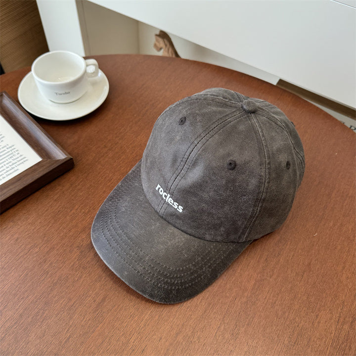 Unisex Vintage-Inspired Distressed Baseball Cap Bowlift