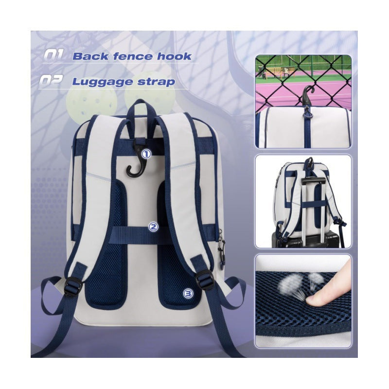 Sporty backpack with special compartments for leisure and fitness accessories Bowlift