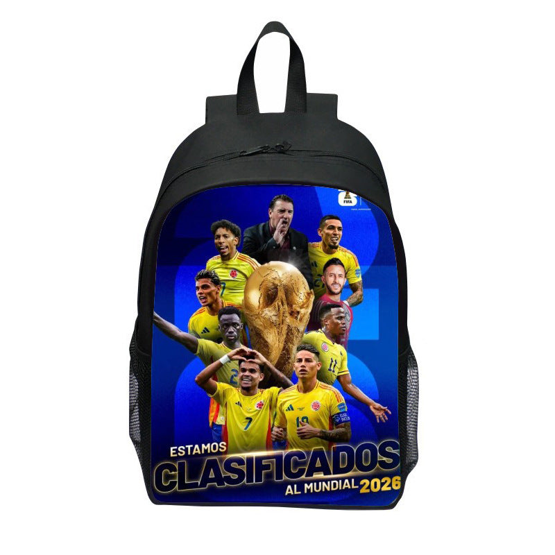 Sporty backpack with Wm trophy design Bowlift