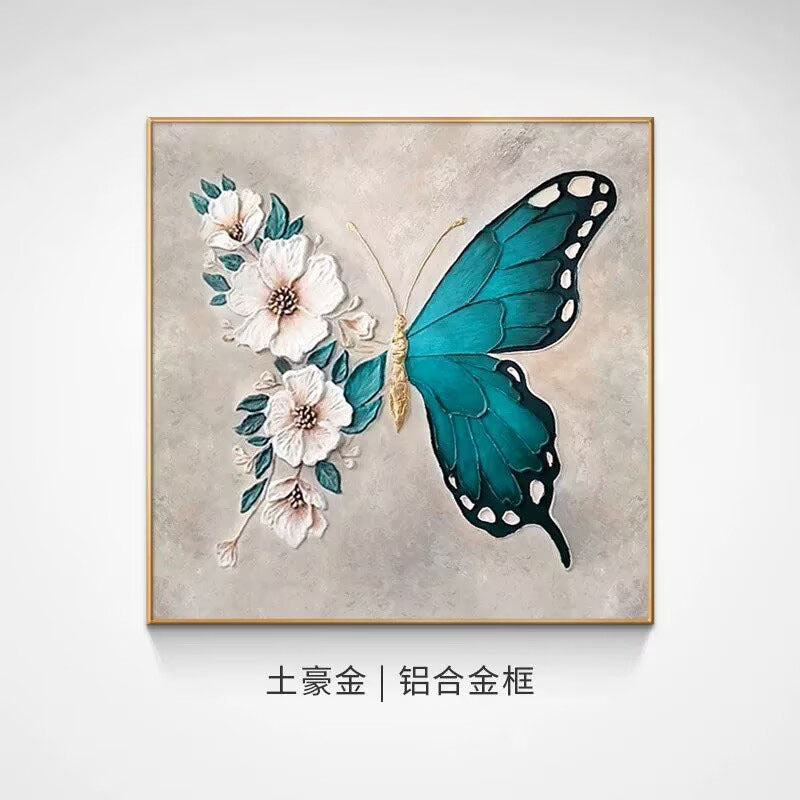3D Butterfly Floral Wall Art