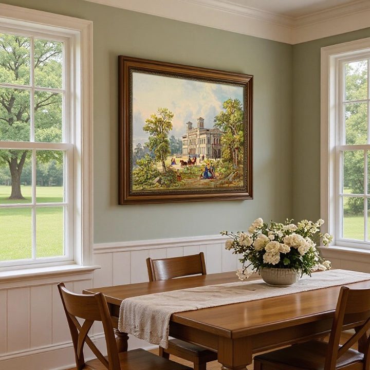 Classic Landscape Artwork In Frame