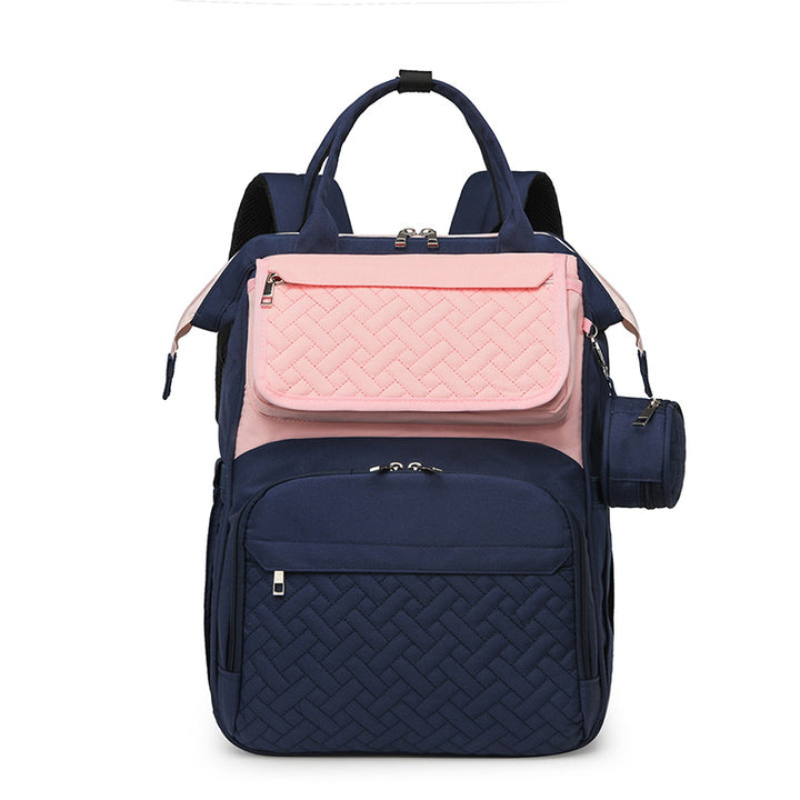 Multi-Functional Quilted Travel Backpack Bowlift