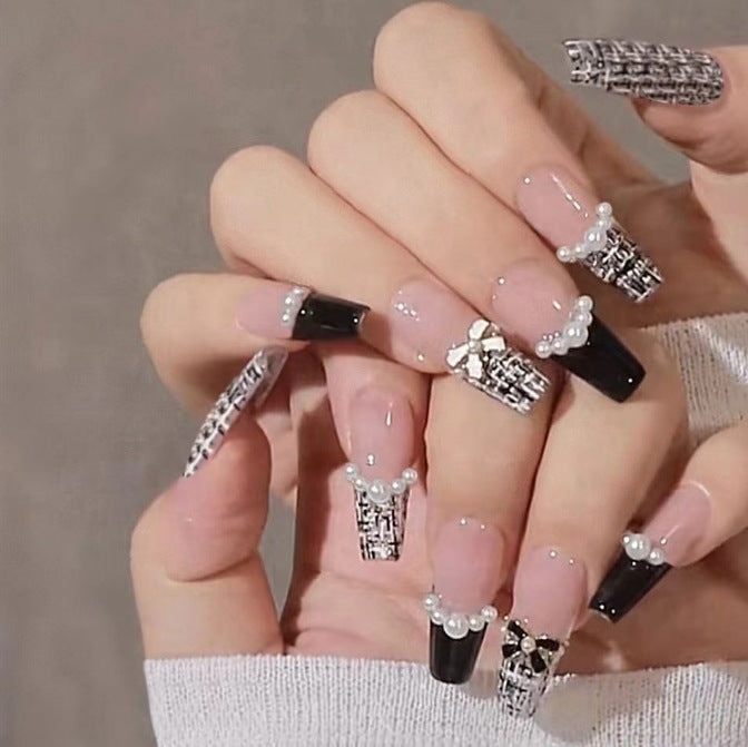 Artful Nail Art with Cute Bunny Pattern Cold Bowlift