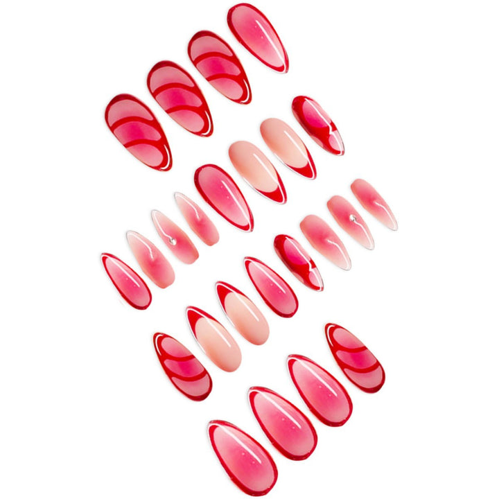 Artistic Stiletto Press-On Nail Set Bowlift