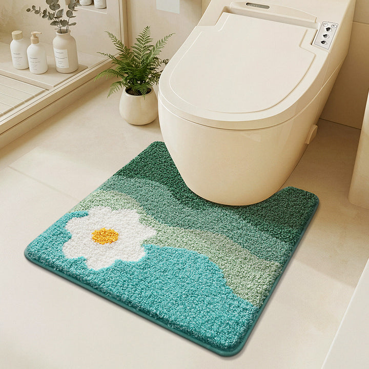 Unisex Plush Bath Mat Bowlift
