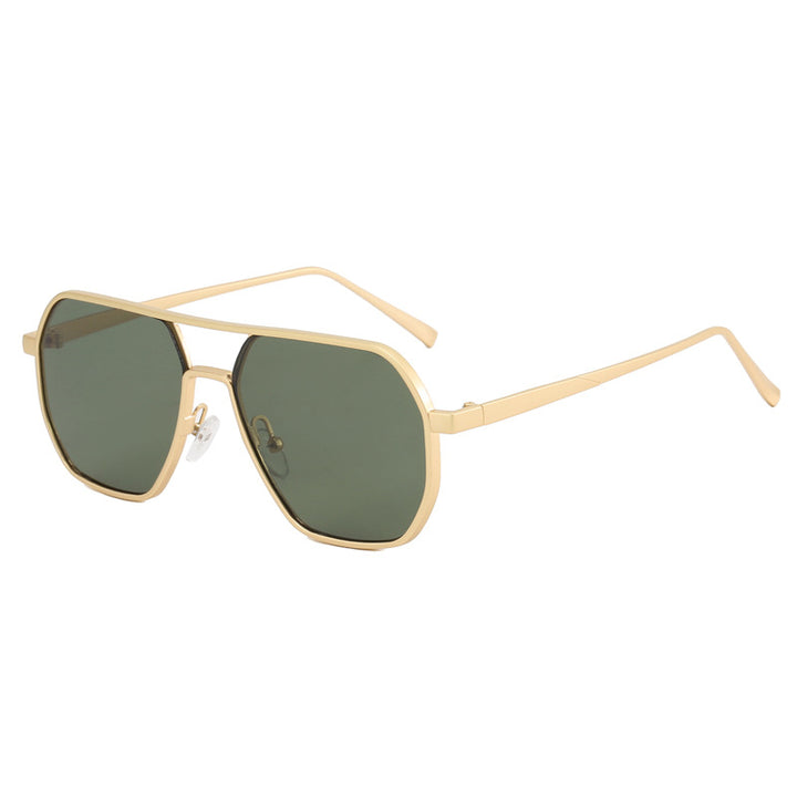 Women's trendy sunglasses with modern geometric frame Bowlift