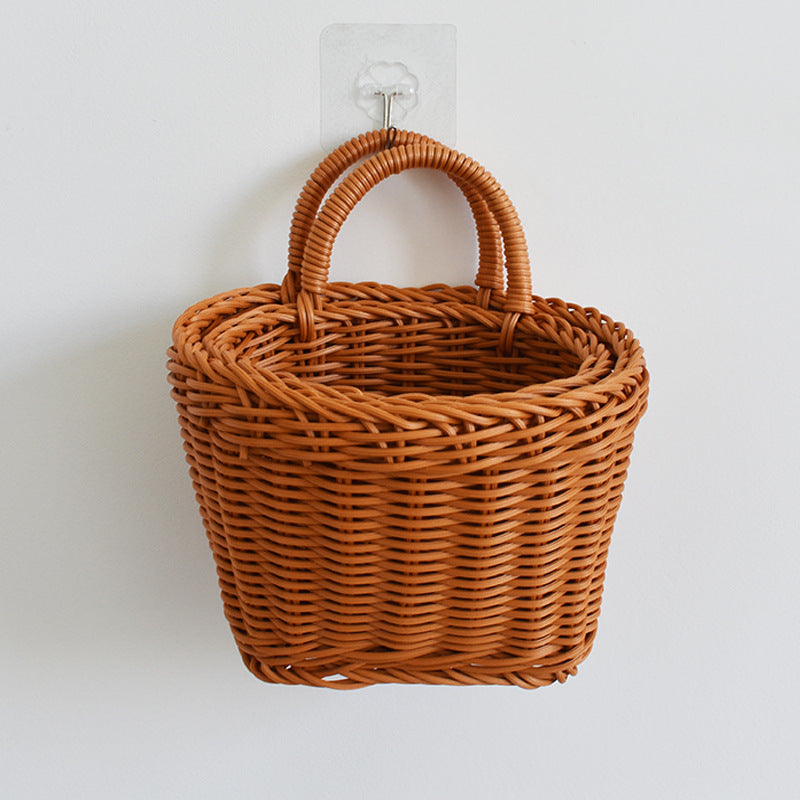 Decorative Wall Hanging Woven Storage Basket Bowlift