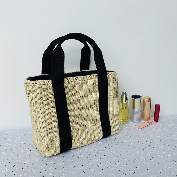 Sustainable basket bag with sturdy carrying handles Bowlift