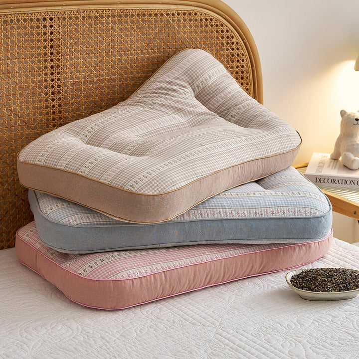 Ergonomic sleeping pillow with gentle support Bowlift