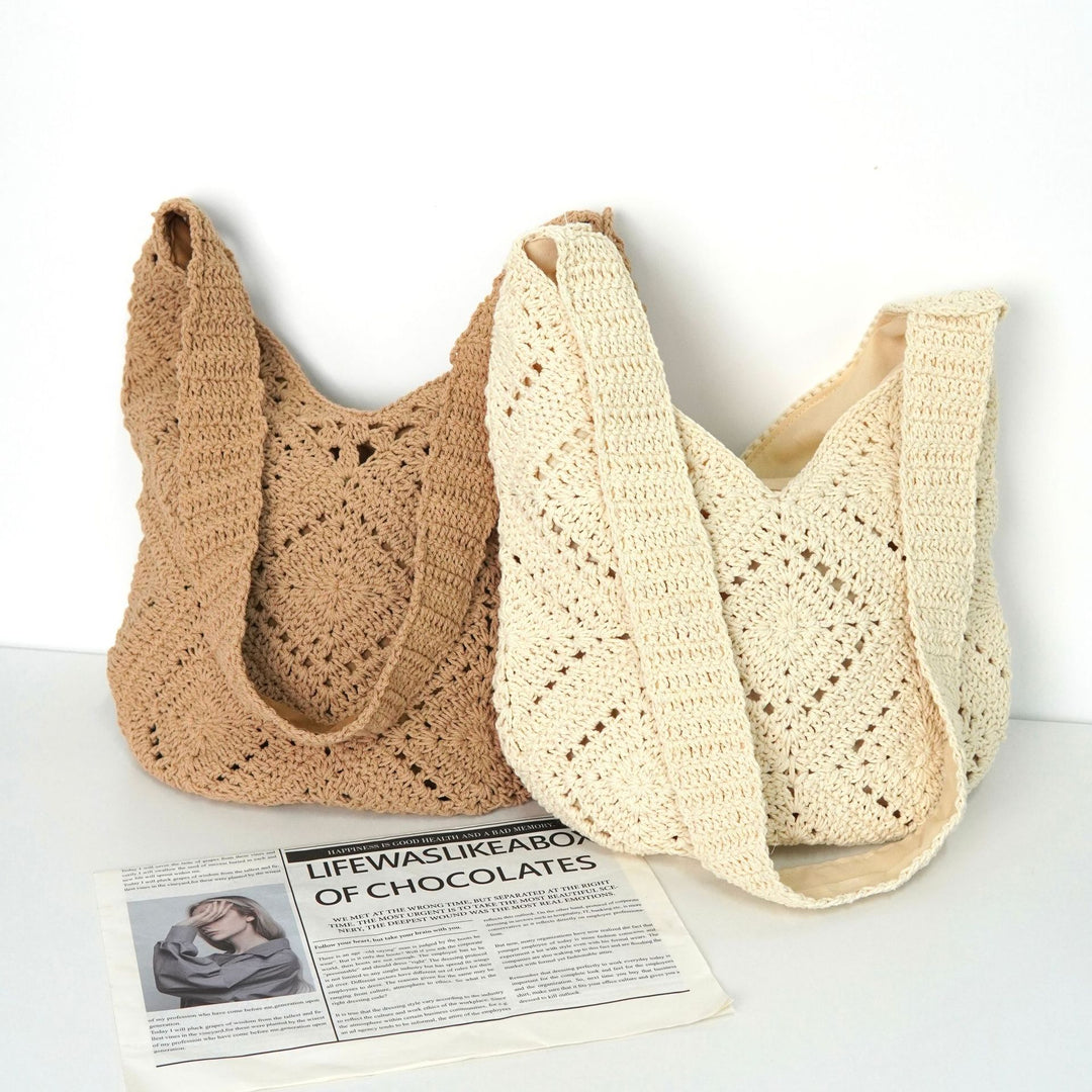 Hand-knotted shoulder bag Bowlift