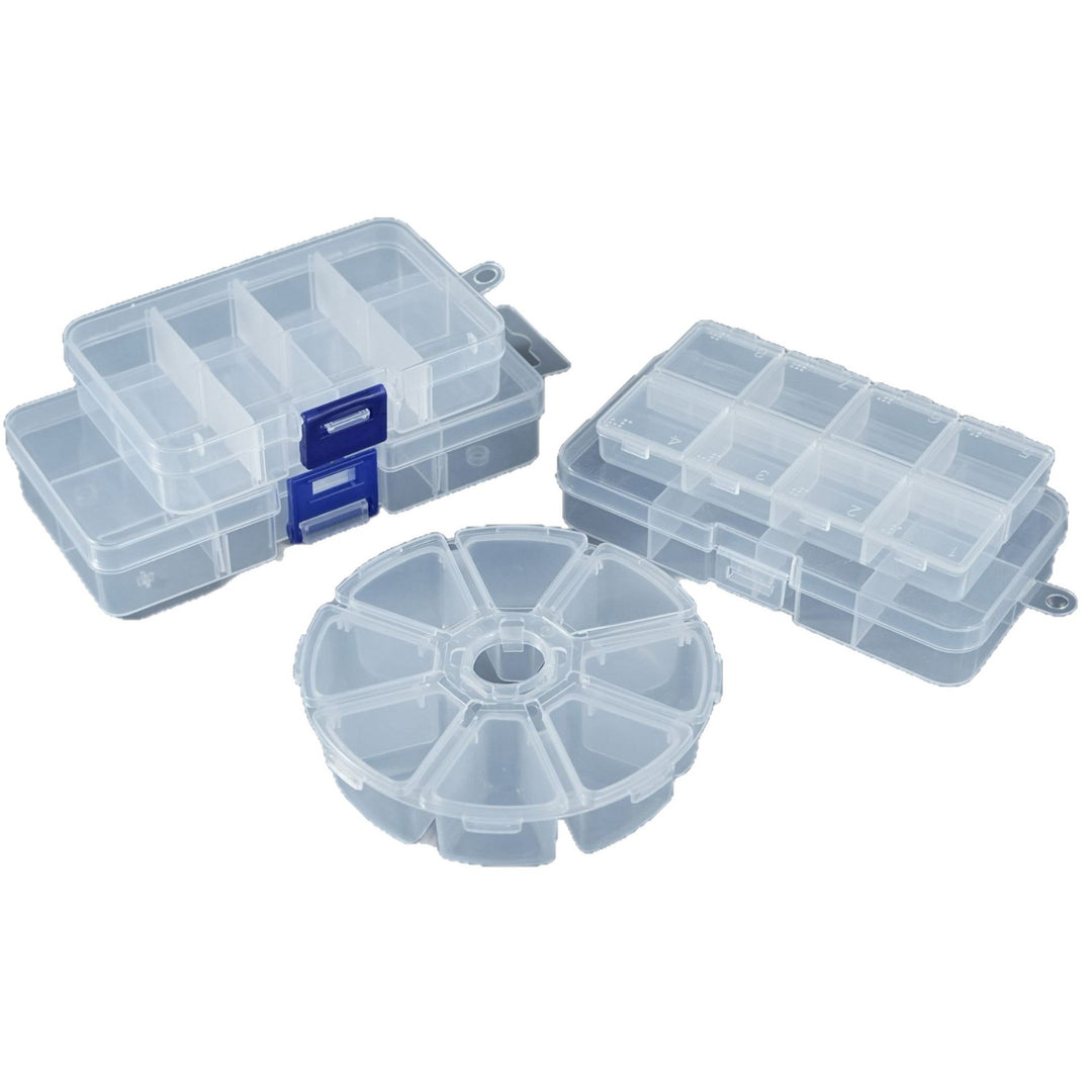 Multi-Section Craft Supply Storage Box Bowlift