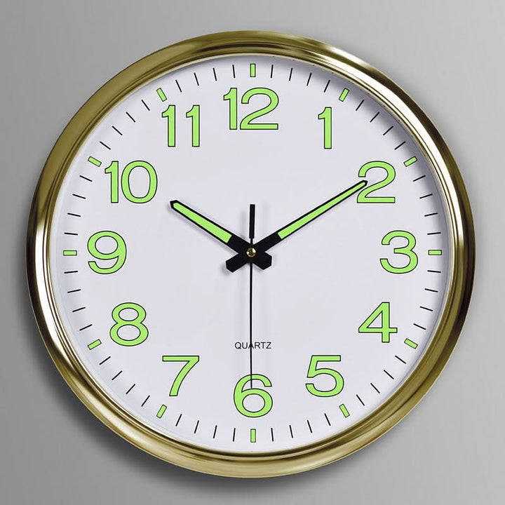 BowLift | Silent LED Wall Clock 12" for Classroom