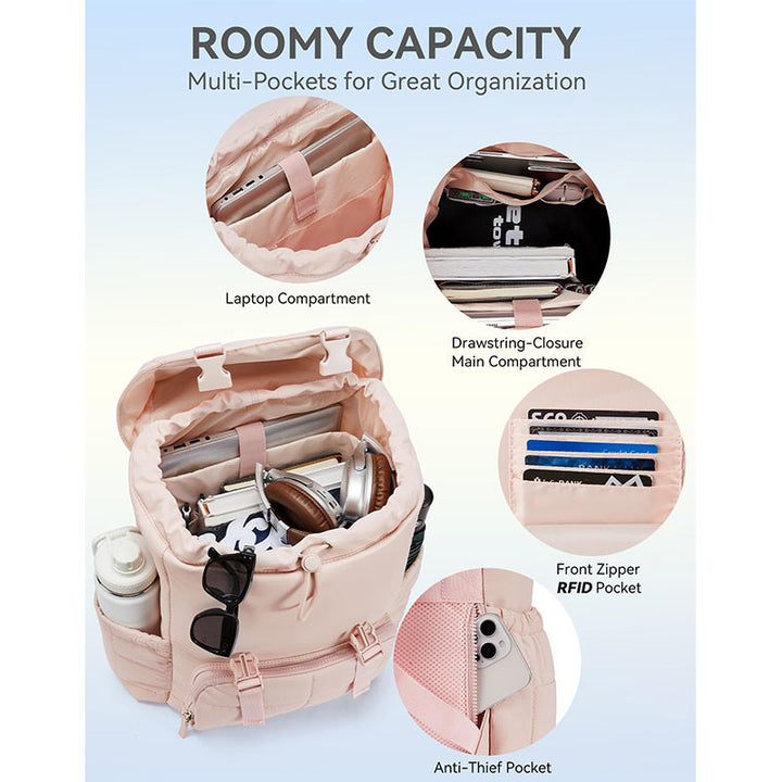 Stylish Padded Laptop Backpack Bowlift