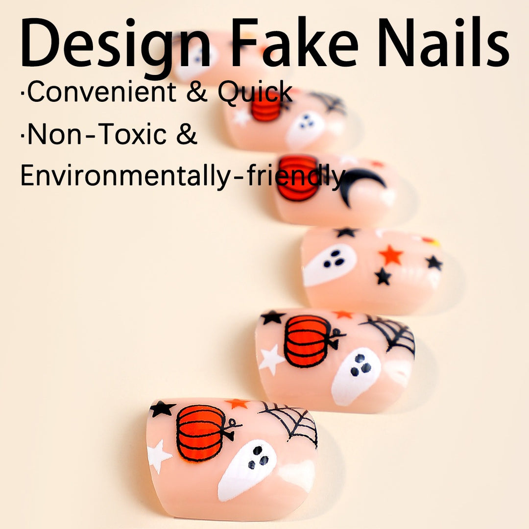 Creative Halloween Art Nail Set Bowlift