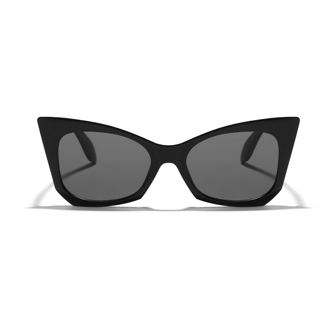 Women's sunglasses in trendy cat-eye design with striking leopard pattern Bowlift