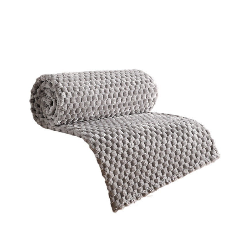 Women Soft and Cozy Plaid Blanket Bowlift