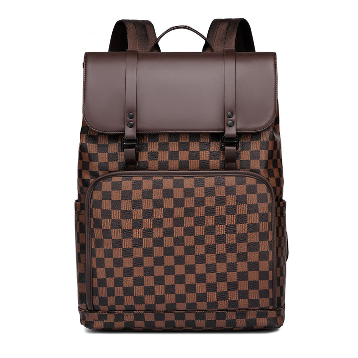 Modern Checkered Backpack Bowlift