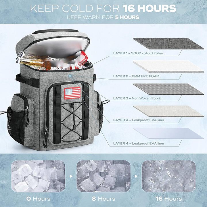 Sporty all-round backpack with multifunctional compartments Bowlift
