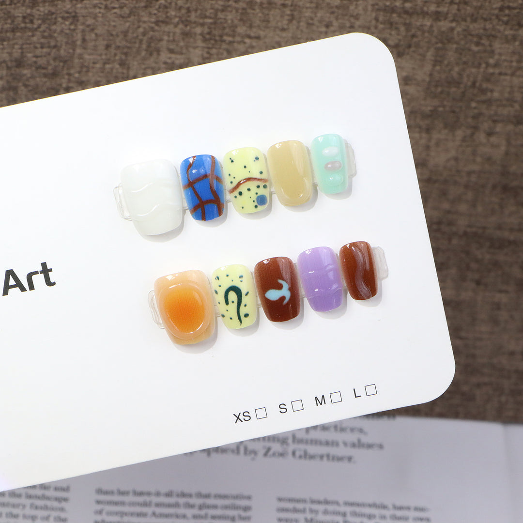Creative Abstract Nail Art Collection Bowlift