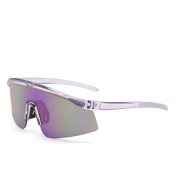 Unisex nan sporty wraparound sunglasses with polarized lenses and non-slip nose pad Bowlift
