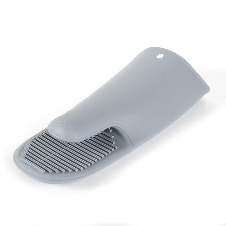 Silicone kitchen gloves with integrated cleaning bristles Bowlift