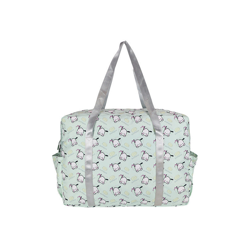 Playful Patterned Overnight Tote Bag Bowlift