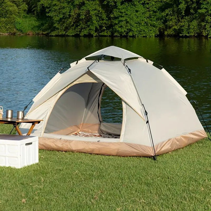 Women Camping Tent with Double Door Bowlift