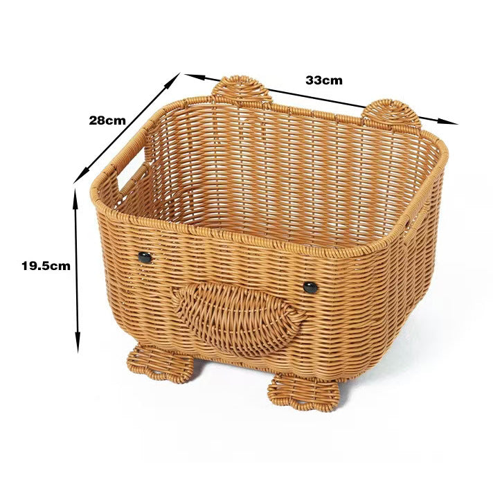Women's Playful Storage Basket with Ears Bowlift