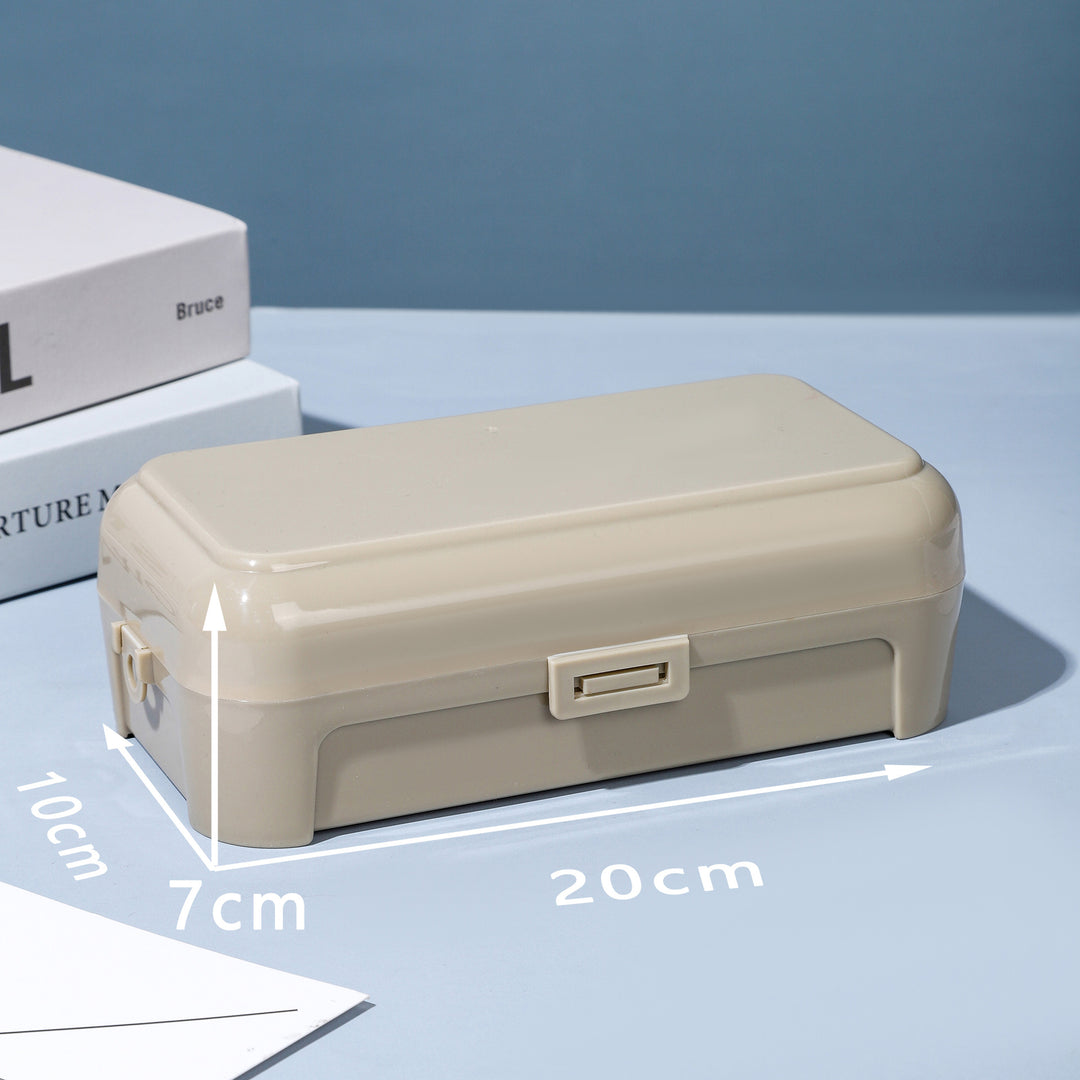 Clear Multi-Compartment Organizer Box Bowlift