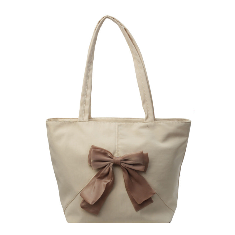 Elegant Bow Detail Tote Bag Bowlift