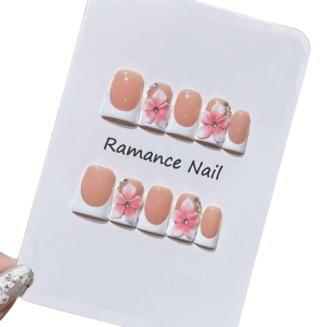 Floral Design Nail Art Set Bowlift