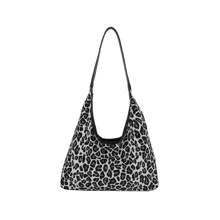 Stylish Leopard Print Hobo Bag Bowlift
