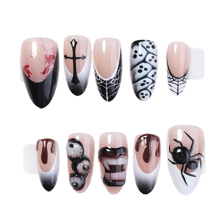 Creative Nail Art Set with Halloween Motifs Bowlift
