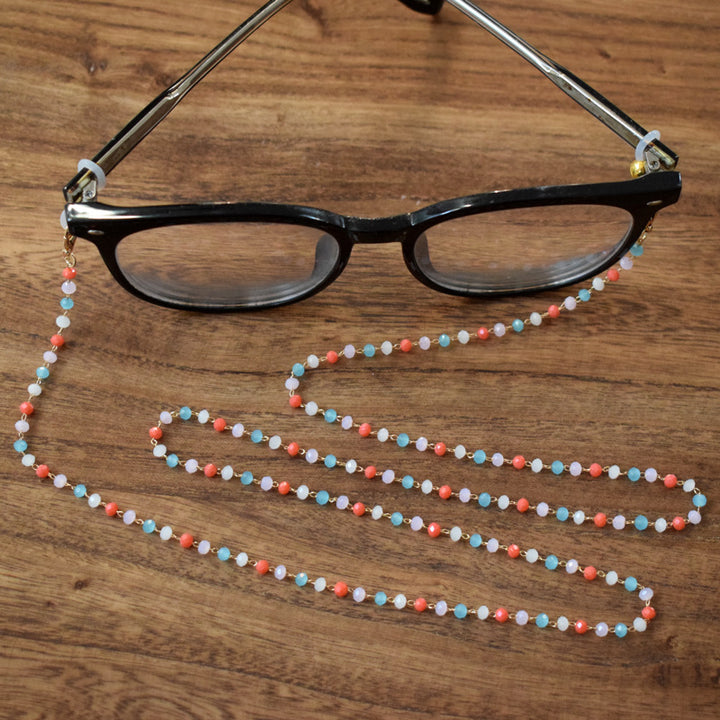 Multi-Color Beaded Eyewear Chain Bowlift