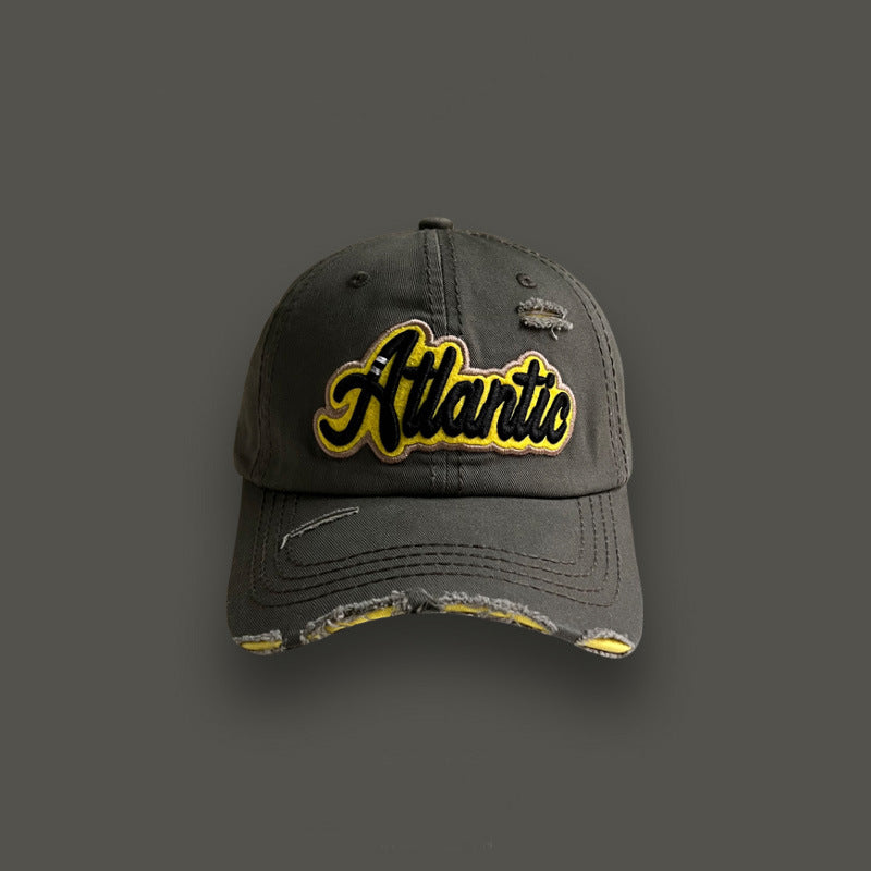 Vintage Distressed Cotton Baseball Cap