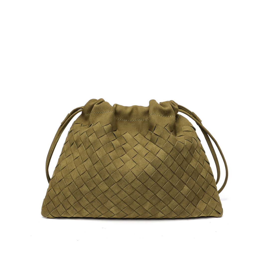 Foldable Woven Clutch Bag Bowlift