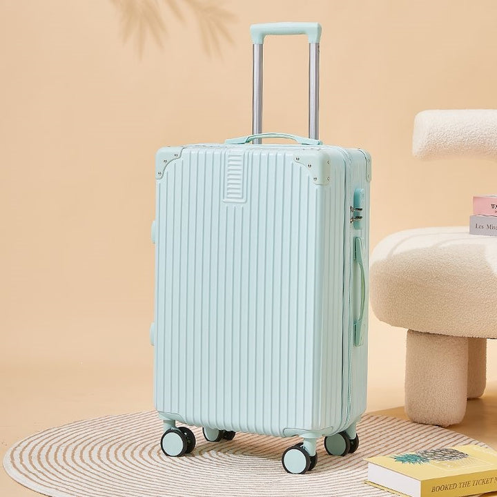 Hard-shell suitcase with double safety lock and flexible interior Bowlift