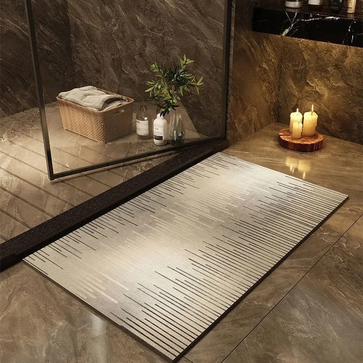 Modern Geometric Bath Mat Bowlift