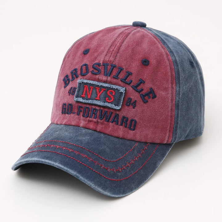 Men's Vintage-Inspired Distressed Baseball Cap Bowlift 1784188194