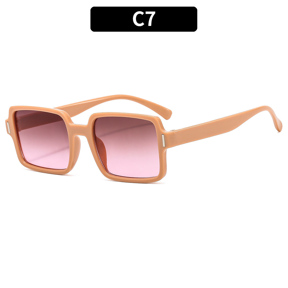 Sophisticated Square Frame Sunglasses