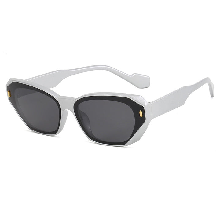 Women’s geometric designer sunglasses with distinctive frame Bowlift