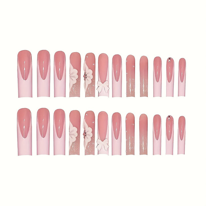 Floral 3D Nail Art Extensions Bowlift