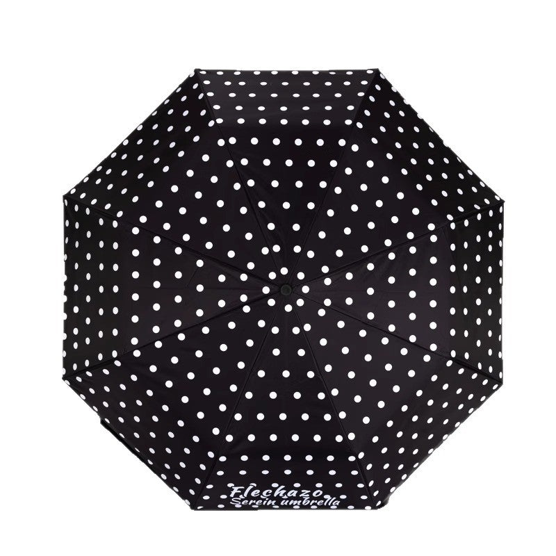 Women’s Folding Umbrella in Classic Check Pattern Bowlift