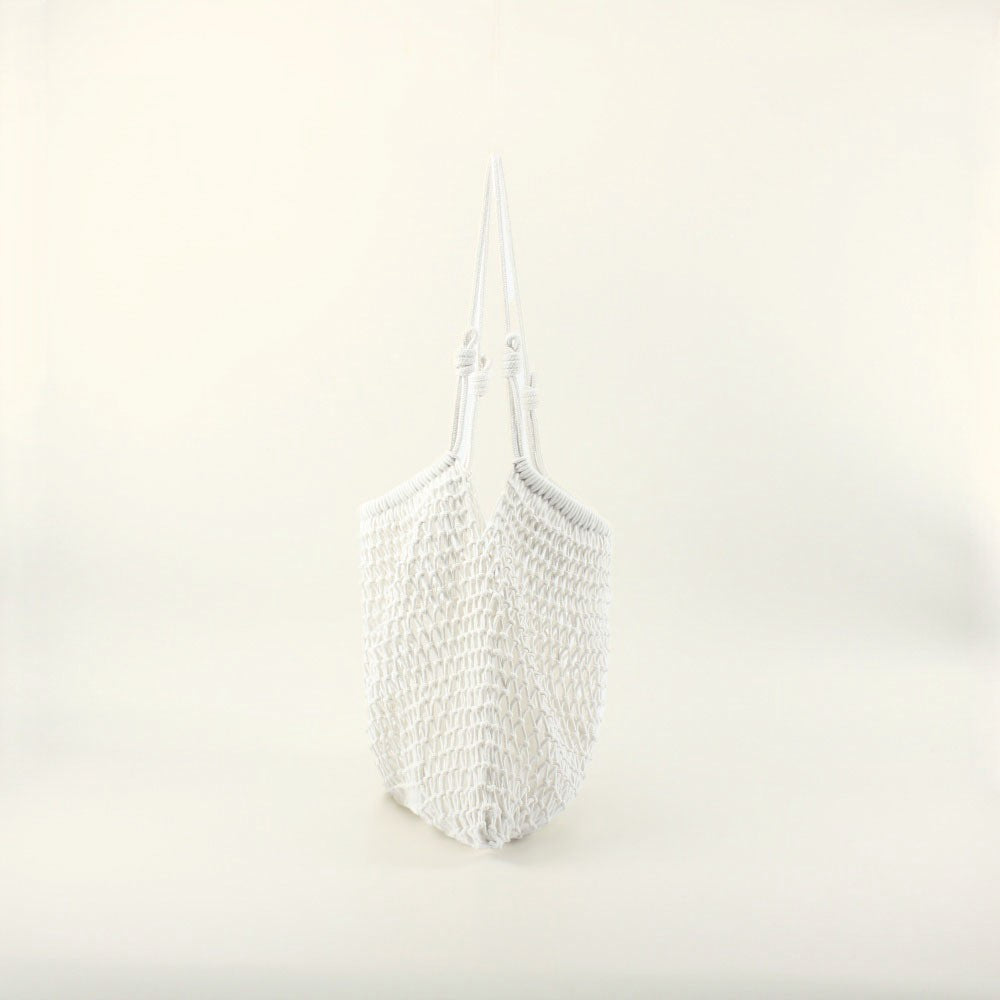Net bag with flexible shape and stylish shoulder straps Bowlift