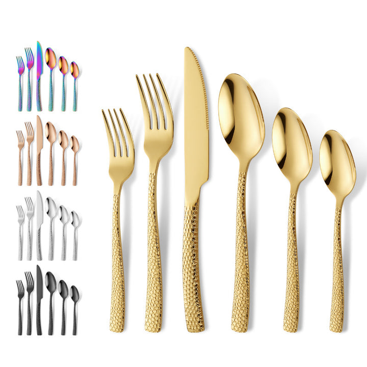 Stylish and Colorful Cutlery Set Made of Stainless Steel Bowlift